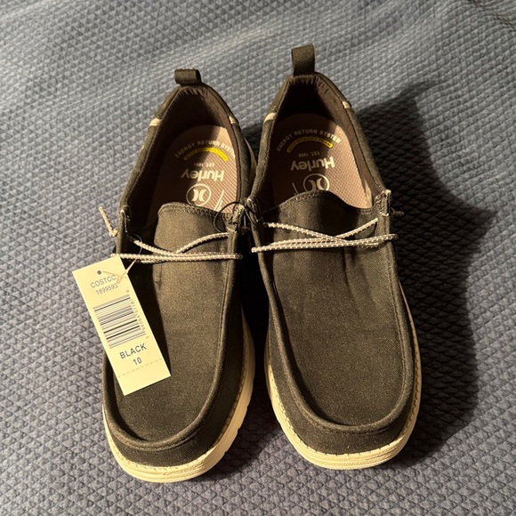 Hurley Men's Black Slip-Ons - Picture 1 of 5